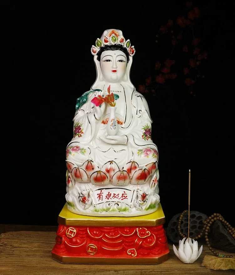 Cz buddha statue bottom base guanyinceramic lotus seat table worshipornaments elevated statue bracket living room desktop