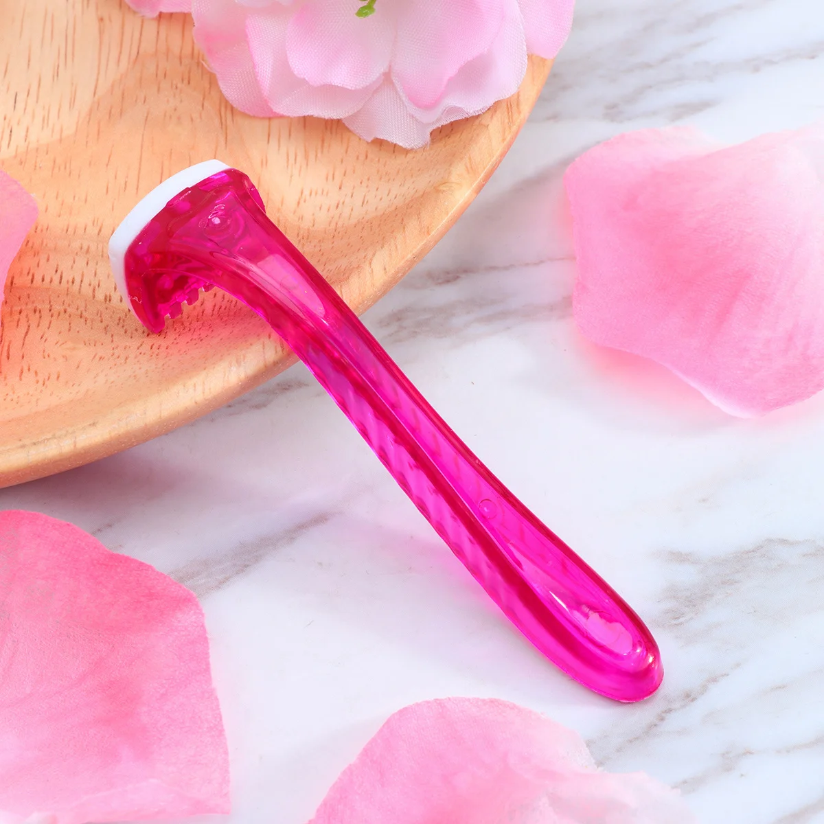 ماكينة حلاقة بيكيني محمولة شفرة فولاذية غير قابلة للصدأ للشعر للنساء ماكينة حلاقة مقاومة للماء للإبط أداة تهذيب الجسم بيكيني المتقلب #5