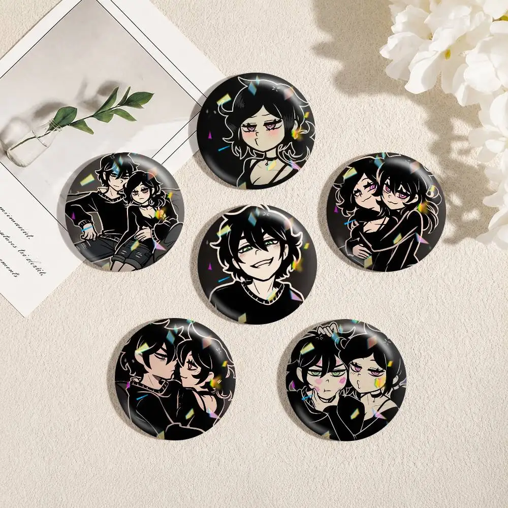 The Coffin of Andy and Leyley  25mm 32mm 44mm 58mm 75mm Brooches Badges Pins for Accessories Gift