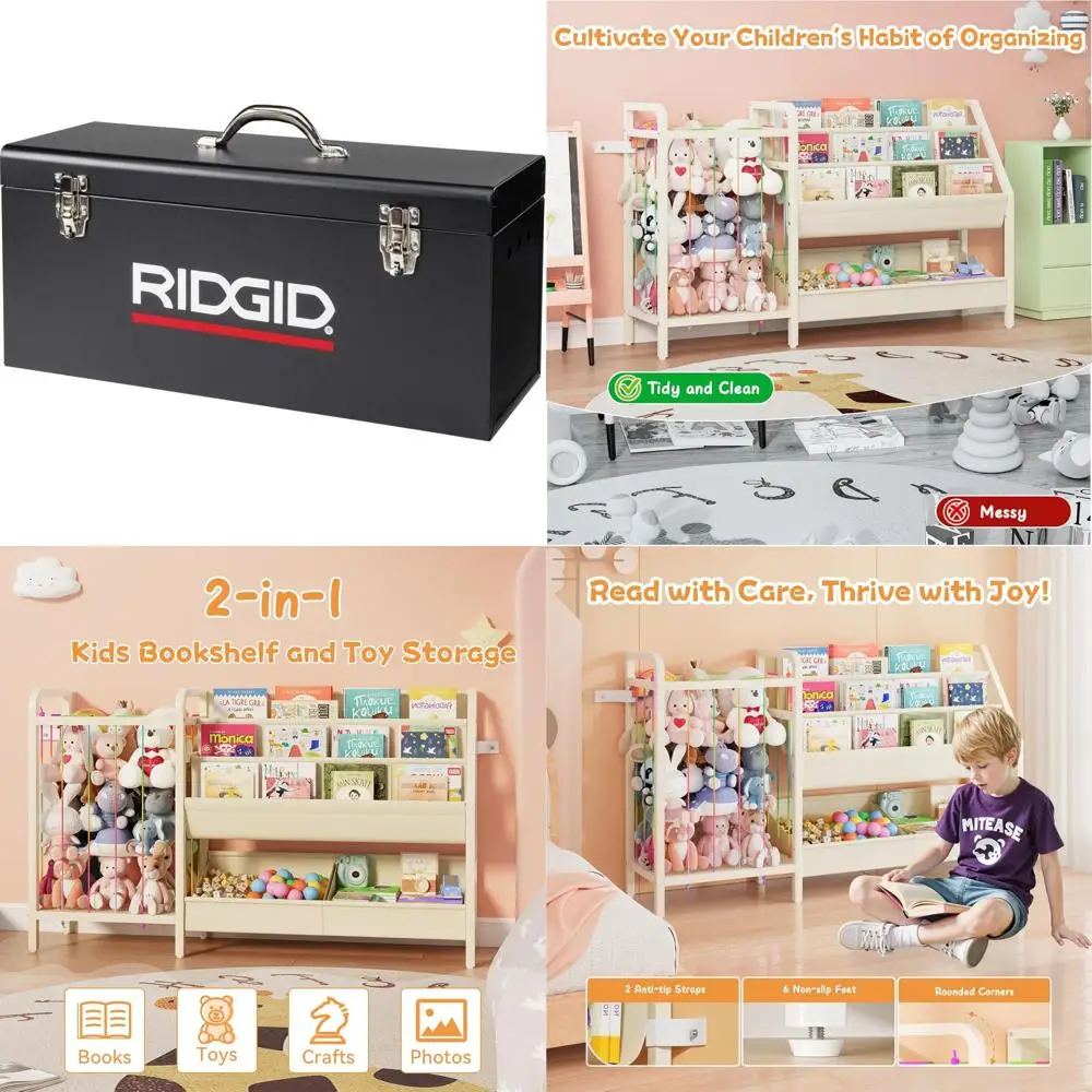 

Детская книжная полка и органайзер для игрушек, решение для хранения в стиле Монтессори для детских комнат, с плюшевыми держателями для животных