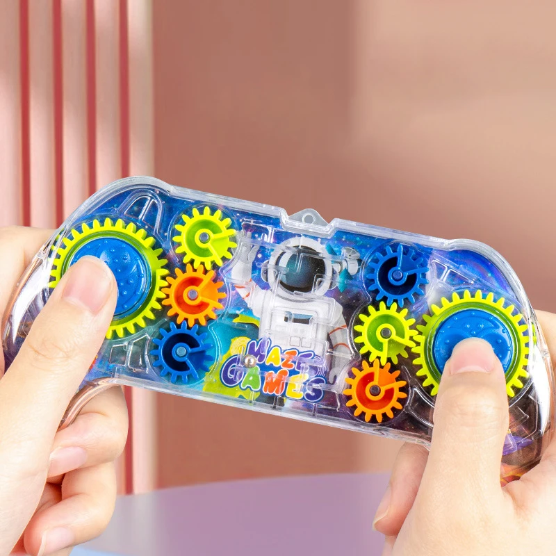 面白い 3D ギア迷路マジック透明バランスボールモンテッソーリ教育玩具ローリングボールストレス解消おもちゃ子供のため