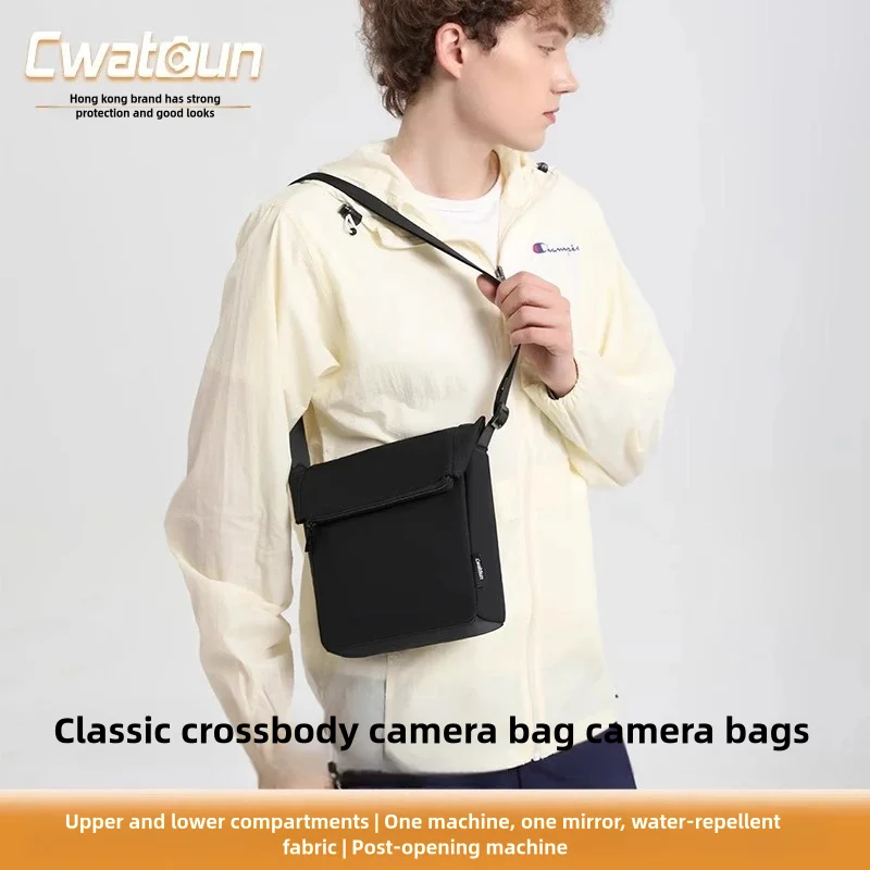 

Cwatcun Camera Bag Photography Bag for Canon, Nikon, Sony, Fuji, Leica, Panasonic Mirrorless and DSLR Camera