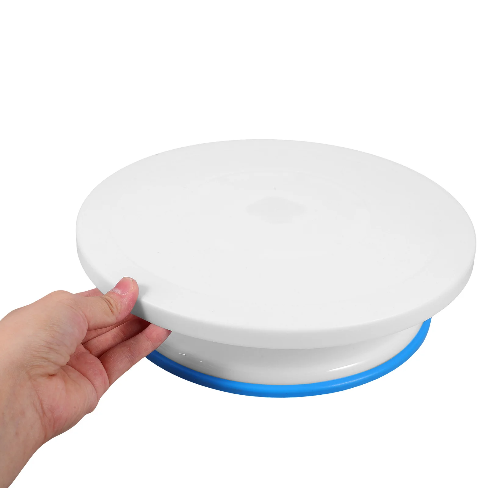 

1Set Rotating Cake Turntable Safe Non-Slip Surface Easy Clean Decorate Cakes Home Shop Rotating Cake Stand for Baking