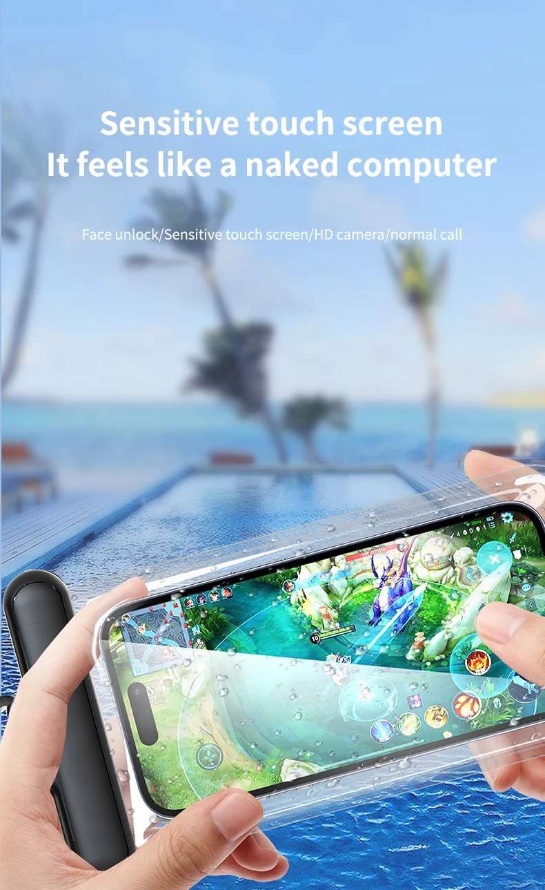 Professionelle Tauchen HD Antibeschlagmaske Atemschlauch / wasserdichte Handytasche Erwachsene Schnorcheln Schwimmen Tauchausrüstung – Detail 20