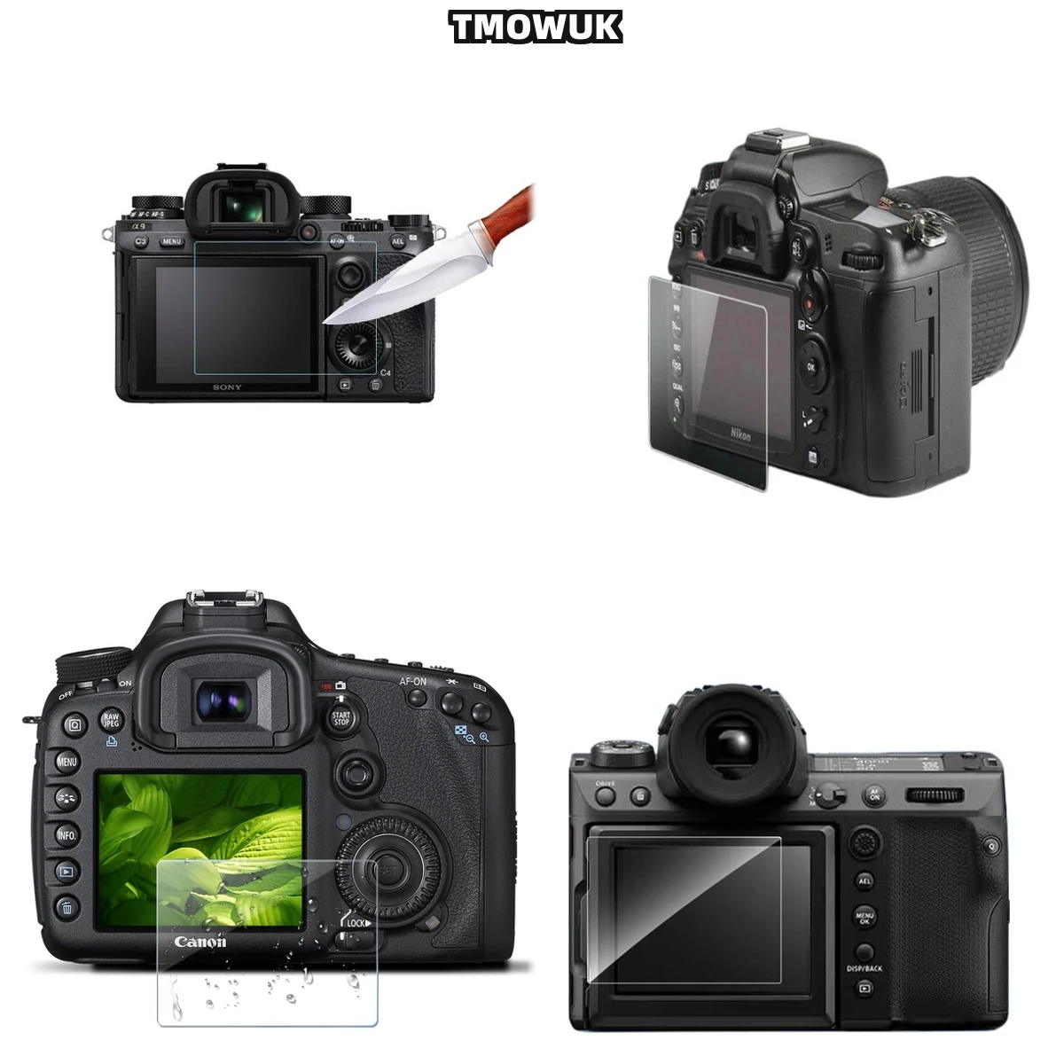 

​For Fujifilm X-T1 T2 XA3 XA5 XA10 XA20, 9H Tempered Glass Screen Protector With Anti-Glare HD Clarity & Anti-Scratch Privacy Fi