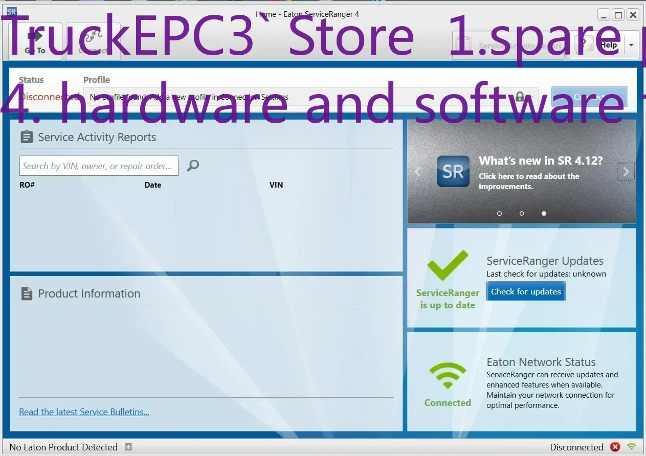 TruckEPC3 For Eaton Service Ranger 4.12+4.13 Engineering+2026.7 Database+Keygen
