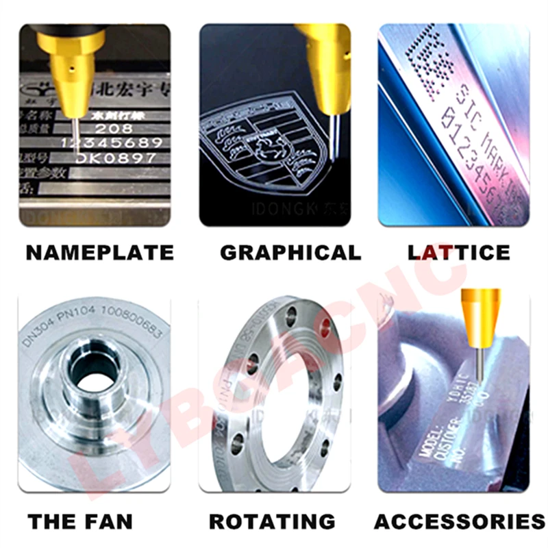Macchina per marcatura di metalli portatile Plug-in/Batteria al litio 100x30mm 130x30mm per incisore per marcatori in acciaio con targhetta per telaio motore 220V