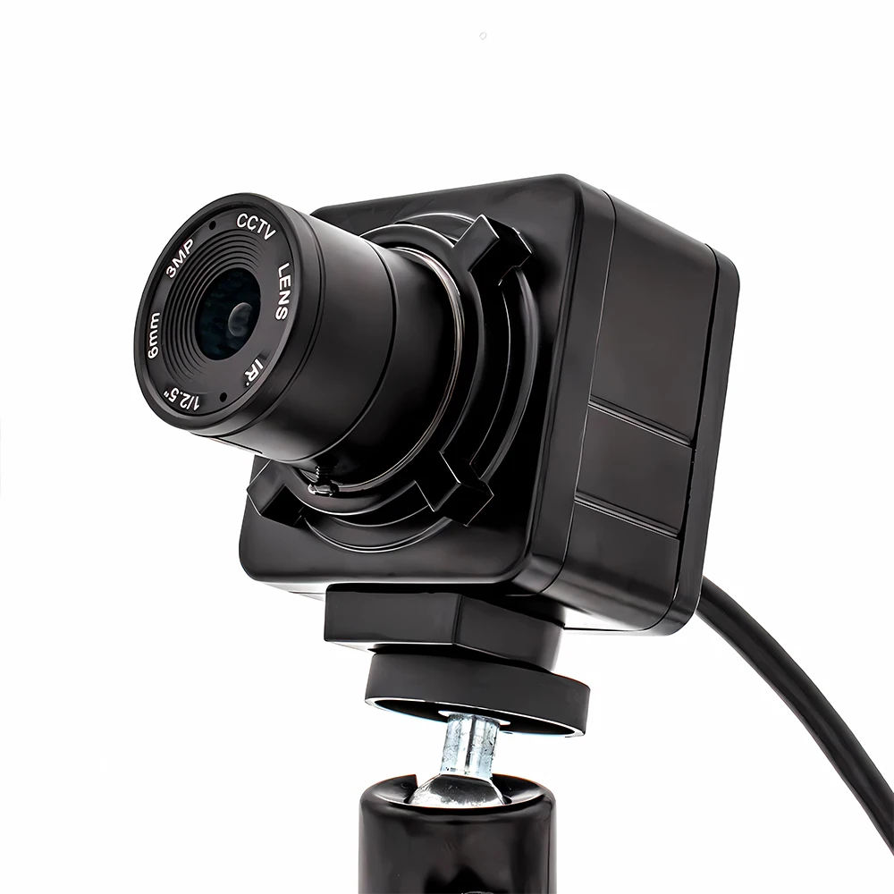 WGWK 4K 8MP Surveillance IP Camera Onvif Fixed Focus Lens POE48V Digital Live Stream MINI Metal Box Security Industrial Webcam