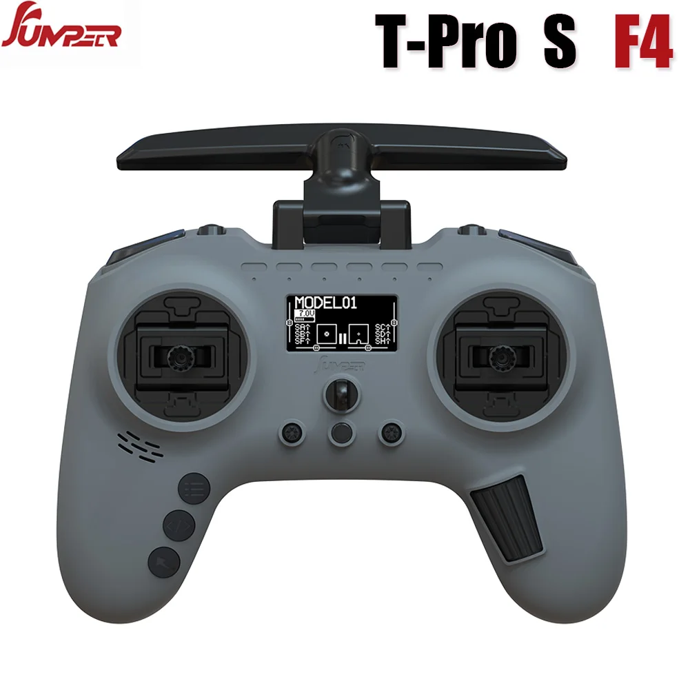 JUMPER T-PRO S Remote Controller Transmitter ELRS 2.4GHz Hall Sensor Gimbals Built-in 1000mW ELRS Radio For RC FPV Drone