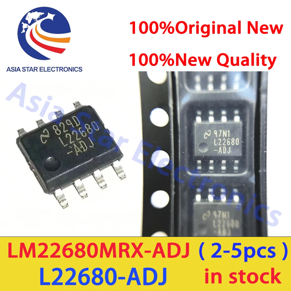 (2-5piece) 100% New L22680-ADJ LM22680MR-ADJ LM22680MRX-ADJ LM22680MRX LM22680MR Sop-8 Chipset for Electronics