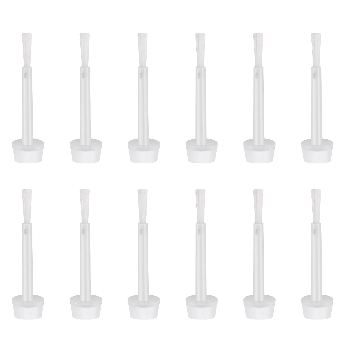 Lurrose 100Pcs Nagellak Vervanging Borstels Dompelen Vloeibare Applicator Borstels Manicure Gereedschap