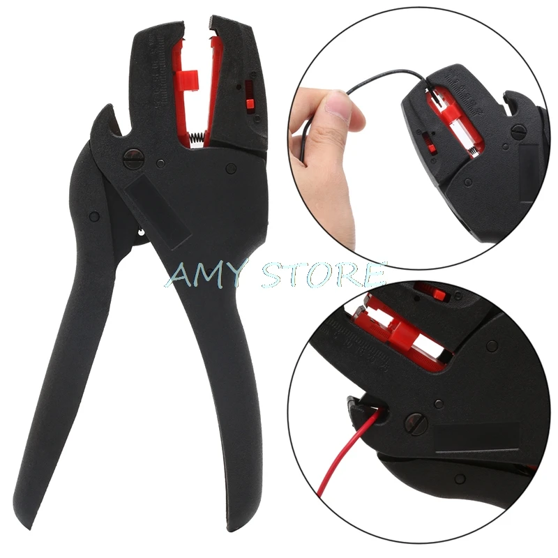 FS-D3 Tool Self-Adjusting Insulation Wire Stripper Range AWG 28-10 Crimping Pliers Cutter Tools