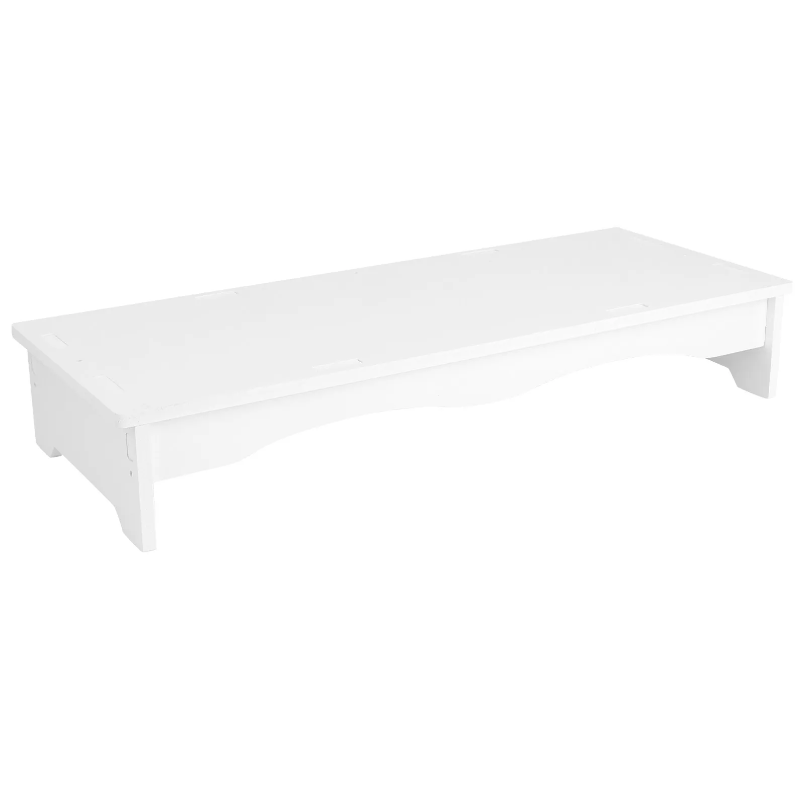 1Pcs Computer Monitor Stand Heightening Rack Sturdy Desktop Elevated Shelf for Eye Strain Relief Smooth Design
