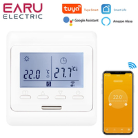 WiFi Smart Thermostat Temperature Controller Electric Floor Heating TRV Water Gas Boiler Remote Control  Tuya Alexa Google Home