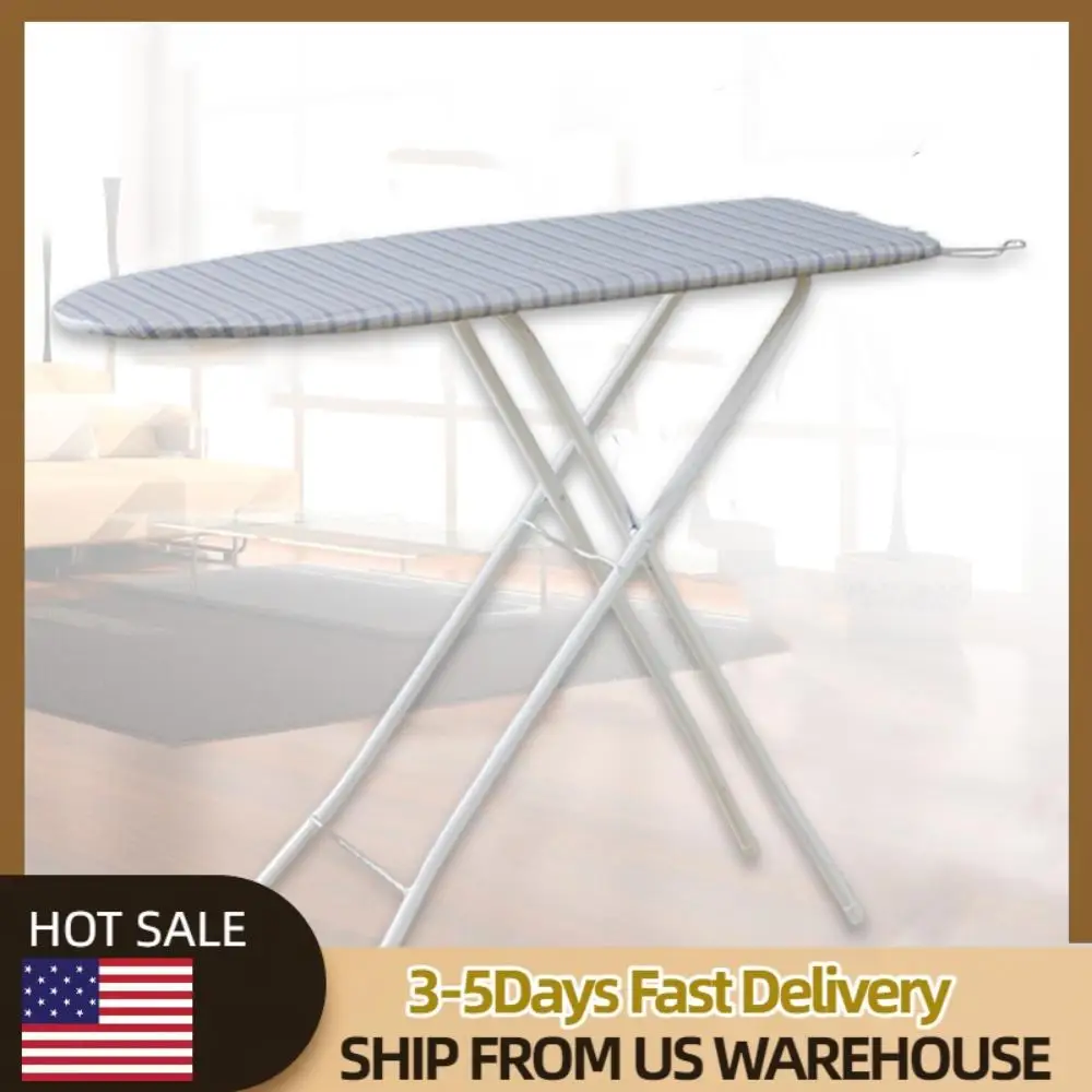 

Iron Board with Iron Rest with Heat Resistant Cover Adjustable Height for Home Laundry Room Use