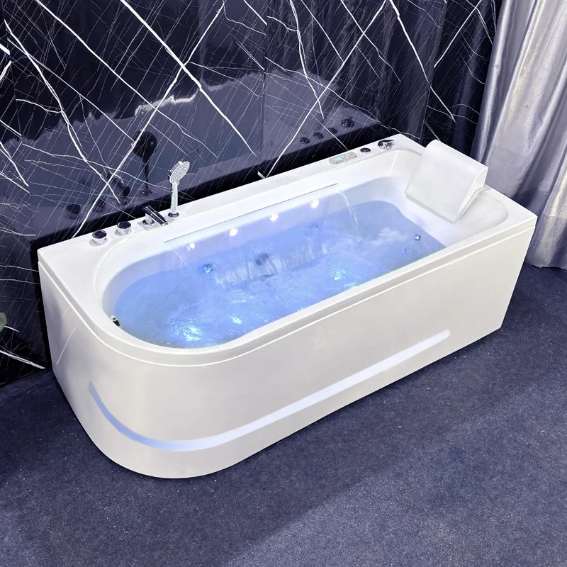 

STLFFactory Cheap Price Spa Tub 2 Person air Bubble Bath Hot Selling Jakuzzi Acrylic Jetted Hydro Massage Indoor Spa Bath