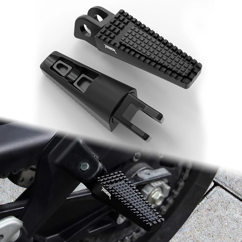 For Triumph Tiger Sport 660 Trident 660 2021-2023 2024 Motorcycle Rear Footrests Footpegs Foot Rests Pegs Rear Pedals Aluminum