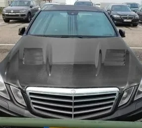 

UV-Protected FORMercedesBenz E Class W212 2010-2013 Carbon Fiber Hood