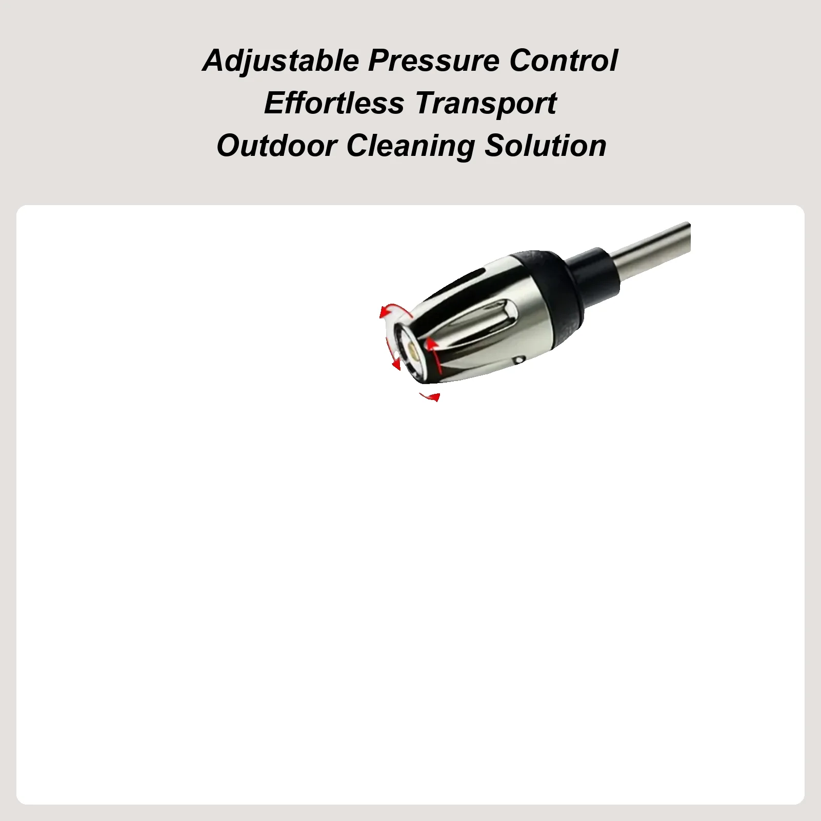 

High Pressure Cleaner, Powerful Pressure Washer with Quick Connect for Outdoor Cleaning of Car, Garden, Driveway, Deck, Patio
