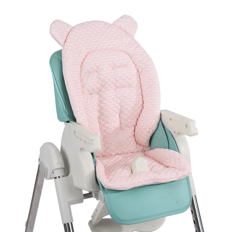 Bear Ear Shape Stroller Seat Cushion Double Sided Cotton Fabric Liner Pad Mattress For Pram Indoor And Outdoor Trip Application