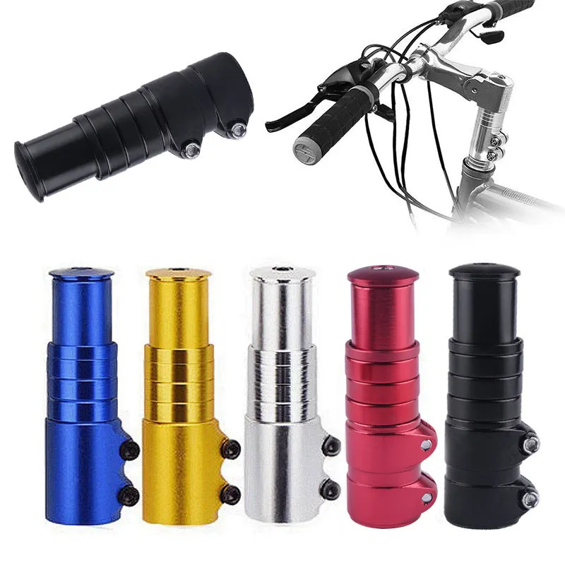 Aluminum Alloy Bike Fork Stem Riser Extender Extension Bicycle Cycling Bike Stem Head Up Raiser Handlebar Riser Adaptor