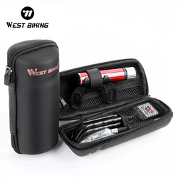 WEST BIKING Bicycle Repair Kits Bag Bike Pump Tire Tyre Lever Cycling Repair Tools Kits Set Portable Bottle Bag Tire Repair Tool