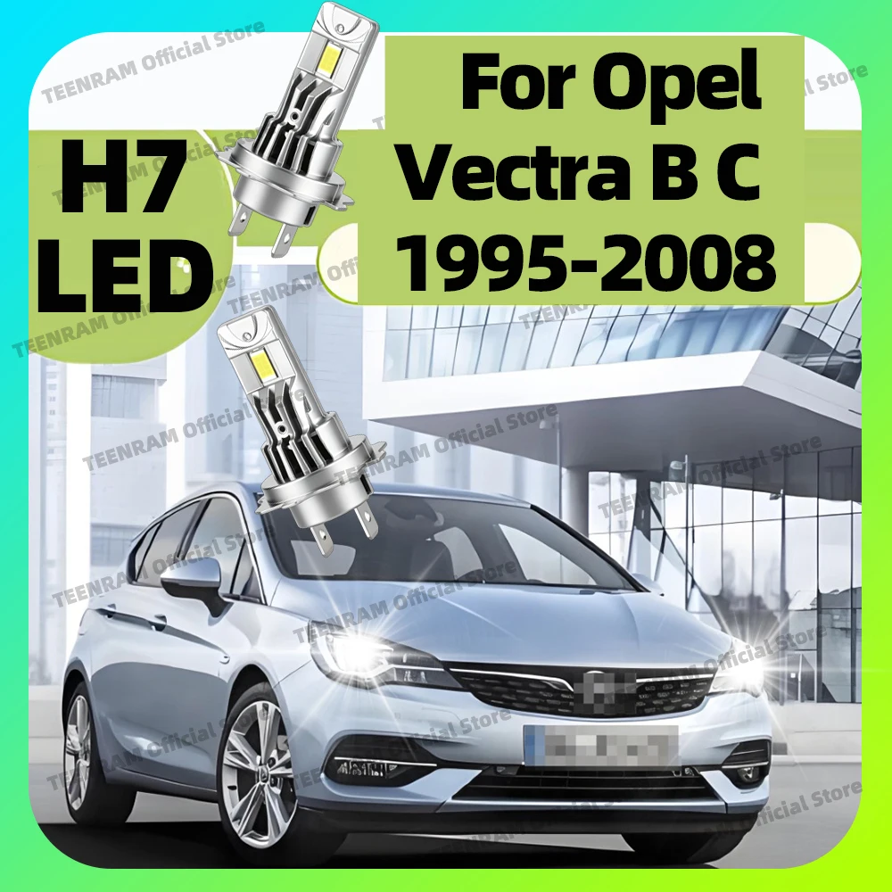

2x Wireless LED H7 6000K Headlight Bulbs 30000LM Car HeadLamp For Opel Vectra B 1995-2003 Vectra C 2002-2008 2004 2005 2006 2007
