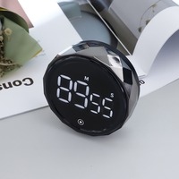 Stopwatch Magnetic LED Digital Timer Compact Electronic Countdown Timer Rotating Portable Kitchen Timer Fitness