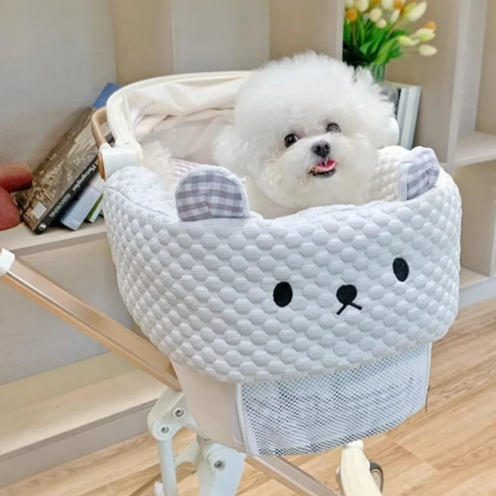 Pet Stroller Cushion Insert Pad Washable Comfortable Cart Liner Mat Travel Replacement Liner for Puppy Kitten Outdoor Walking