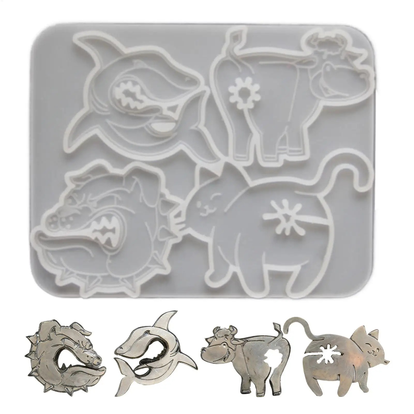 1PC Cat Butt Silicone Mold Quick Release Soft Crafting Mould Bread Bag Sealing Tool Mold for Beginners DIY Silicone Molds