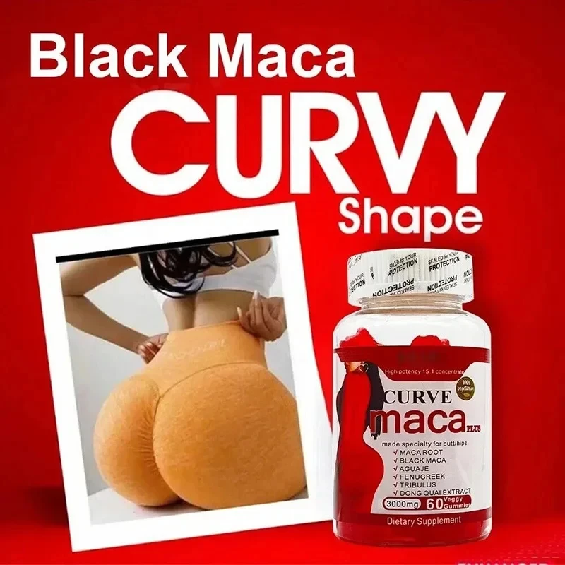 

1 bottle maca gummy specially designed for the hips to delay aging adjust menstruation help plump buttocks improve body curves