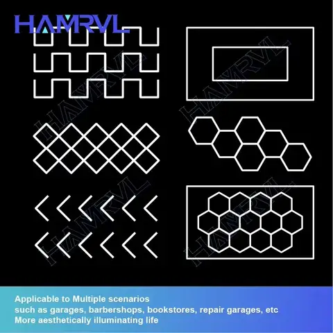 8 best sales led garage hexagonal - №2