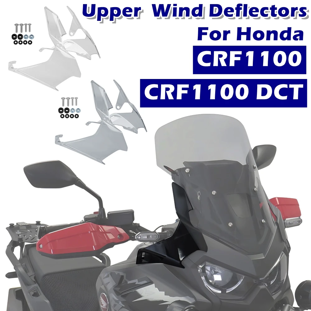 

Upper Wind Deflectors Fit For Honda CRF1100 CRF 1100 DCT Africa Twin 2024-2025 Side Panels Front Spoiler Motorcycle Accessories