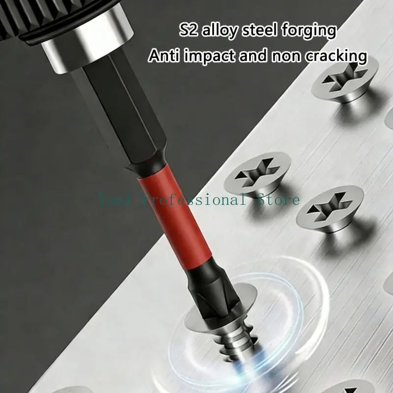 57QF Pack of 45 In 1 Magnetic Screwdriver Bit Set High Strength Resistance Great For Industrial Equipment And Household Use