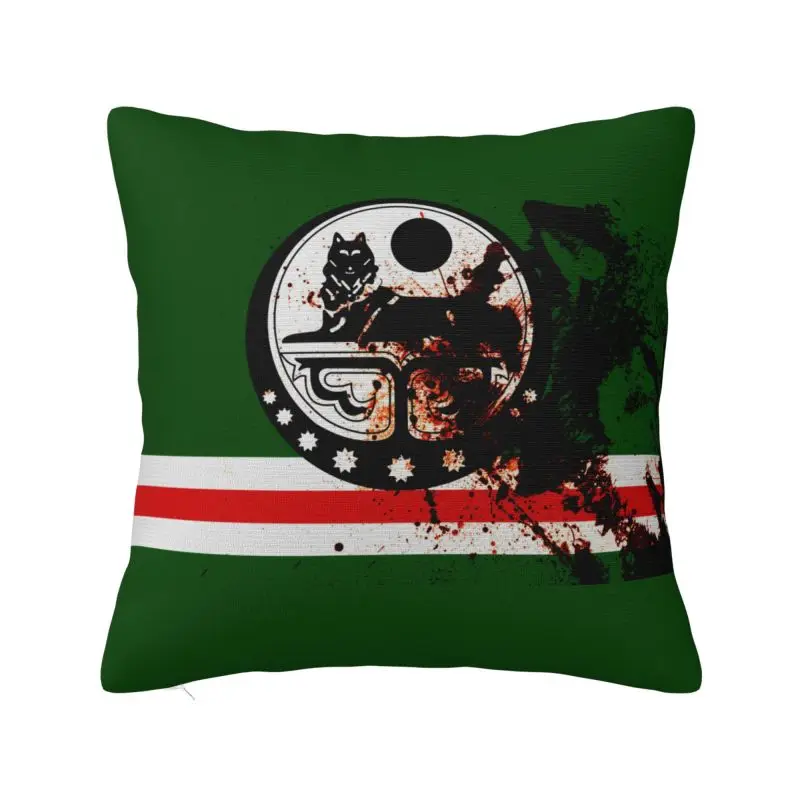 

Современный чеченский флаг Ichkeria, чехол для диванной подушки, полиэстеровая наволочка, домашний декоративный чехол