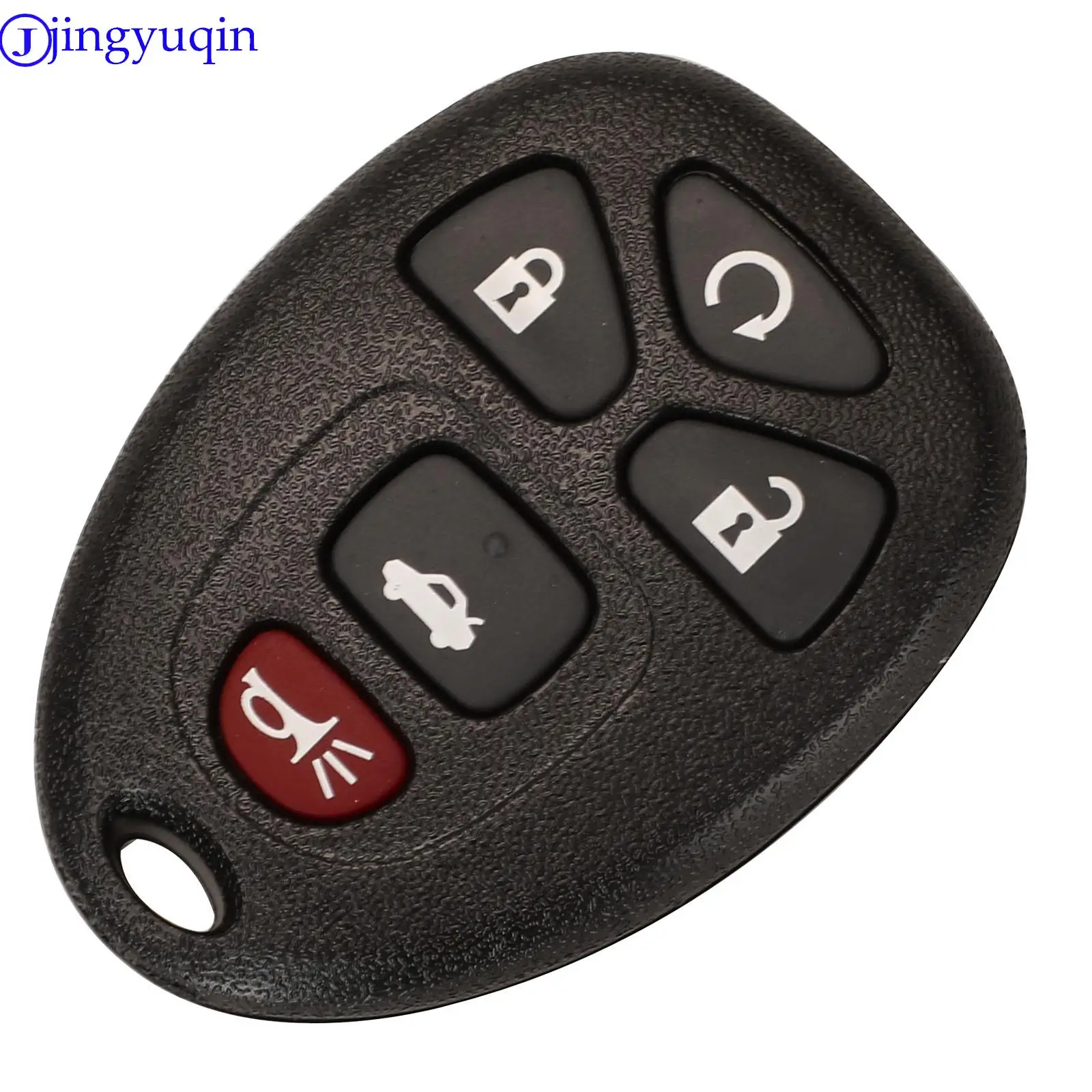 Jingyuqin Fernbedienung Auto Schlüssel Shell Cover Fall Styling Fob Blank Für G-M Pontiac Buick Keyless Entry Fall 5 Tasten Gummi pad