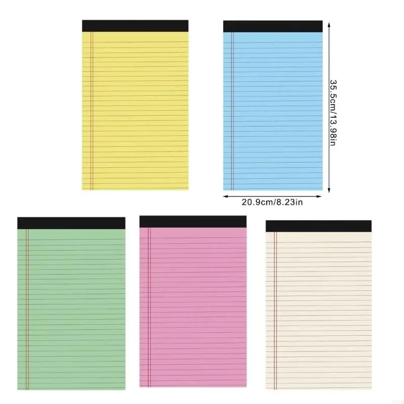 Y5LB 4 PCS Lined Paper Pads Legal Pad Small Note Pad Pocket Notebook Scratch Pads