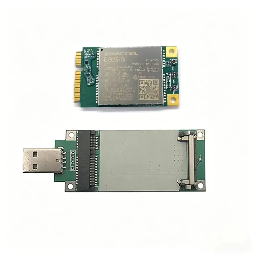 

Quectel EG25-G MINIPCIE+4G antenna USB Adapter With SIM card slot Global Band LTE CAT4+GNSS Module EG25GGC EG25-GC