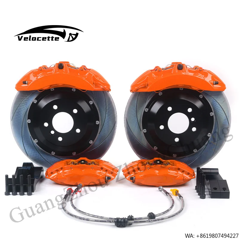 

Car Brake Big 6 Piston Calipers Kit 355mm/380mm Rotor for F16 F20 F21 F30 E39 F10 vw Golk Mk4 Mk7 gti Mk8 Fl5