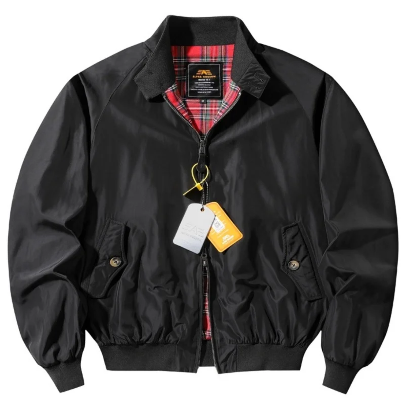 

New Spring and Autumn Fashion Flight Pilot Jacket Men's Military Tactical Jacket G9 Loose Men's Baseball Coats
