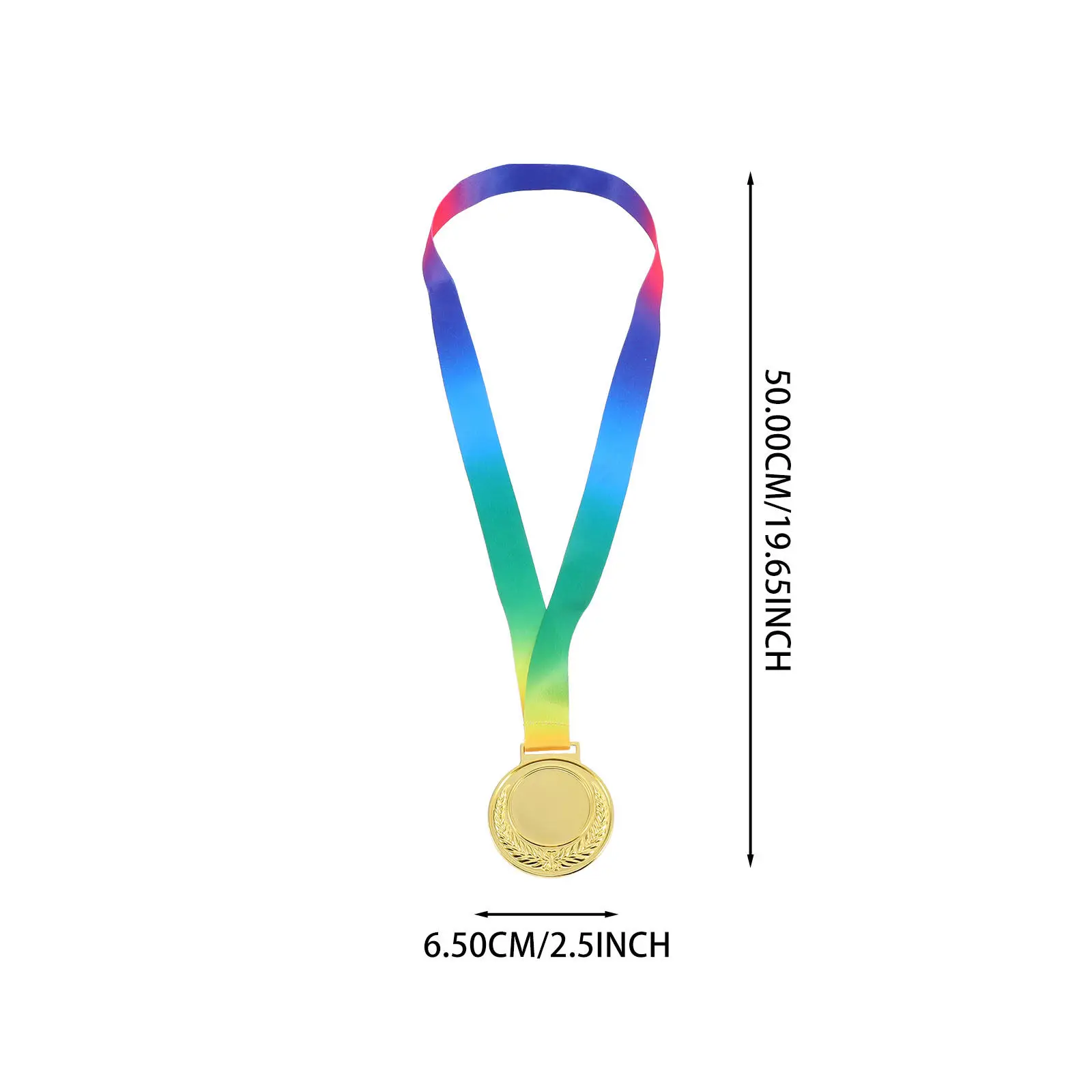 3Pcs Premium Metal Winner Medals for Kids Children Sports Day Competition Awards Gold Silver Bronze Prize Ribbons Included