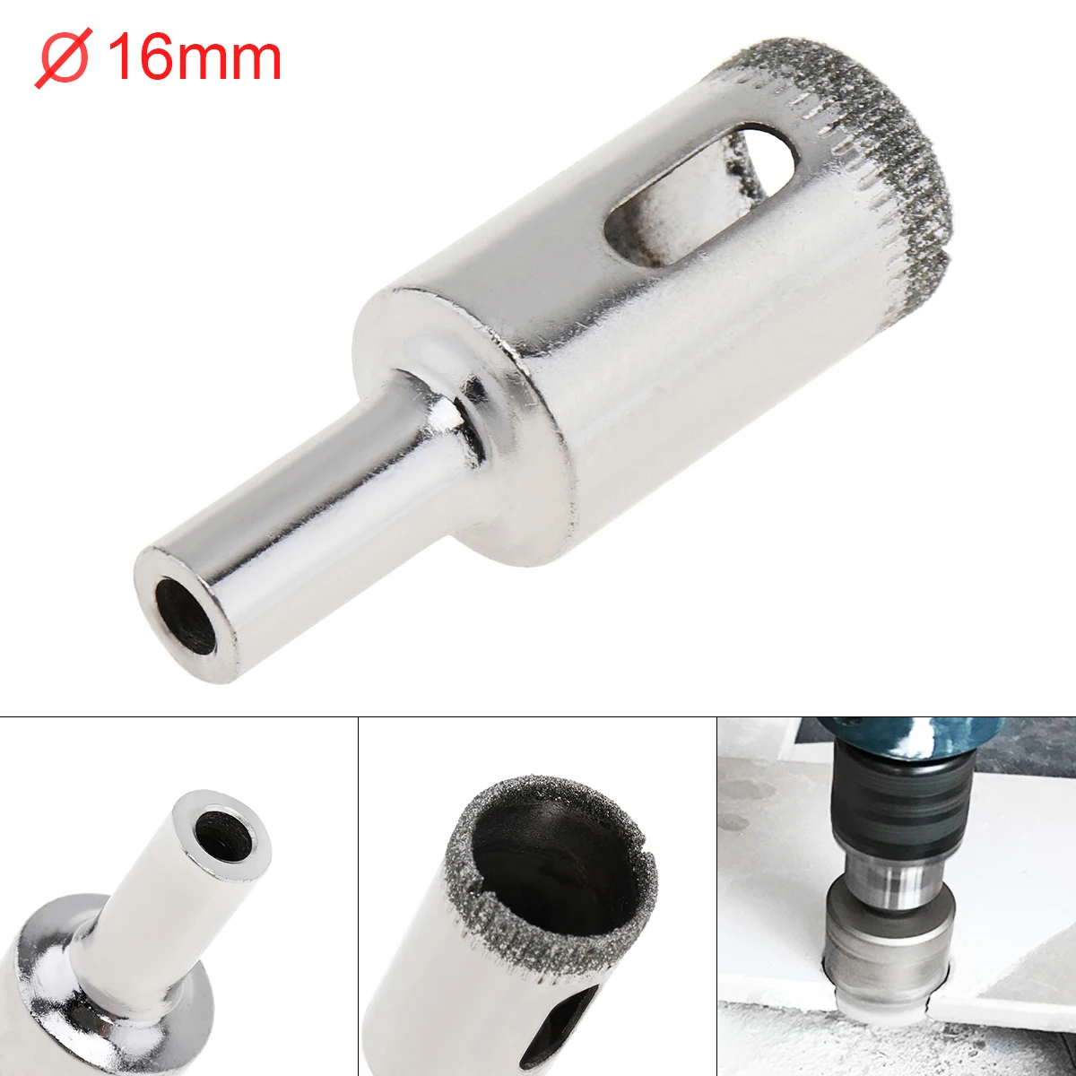 Diamond Core Hole Saw 6/8/10/12/14/16/18/20/22/25Mm Boor Kit Houtbewerking Gat Opener Gereedschap Hout Cirkel Gatenzaag