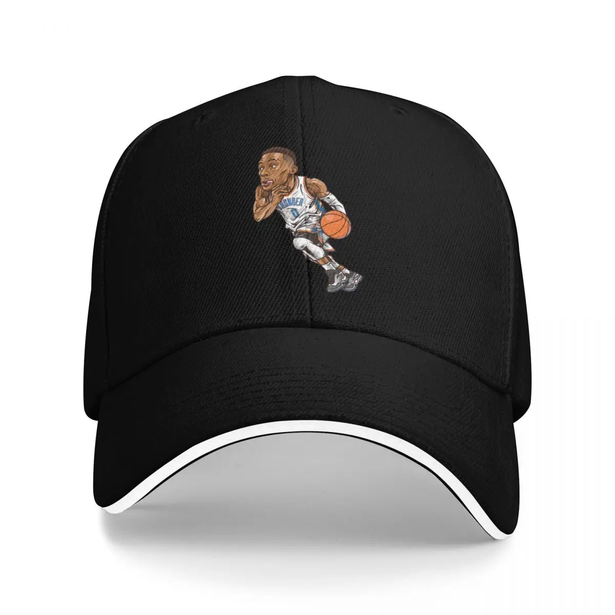 

Russell Westbrook 0 Draw Chibi Baseball Cap summer hat Snap Back Hat hard hat Beach Bag Women's Men's