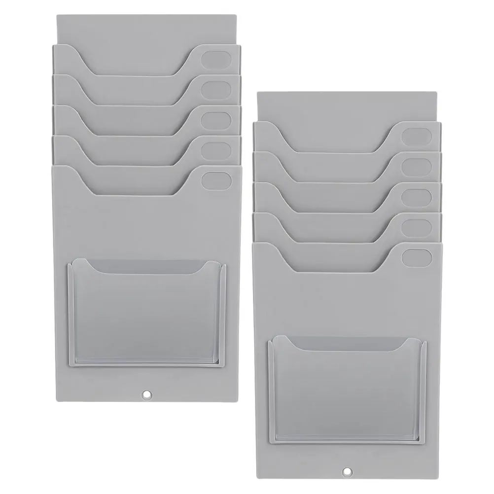 

2pcs Material for Material Card Business ID Postcard Rack Cards Hotel School Office Card Rack Display Stand Use