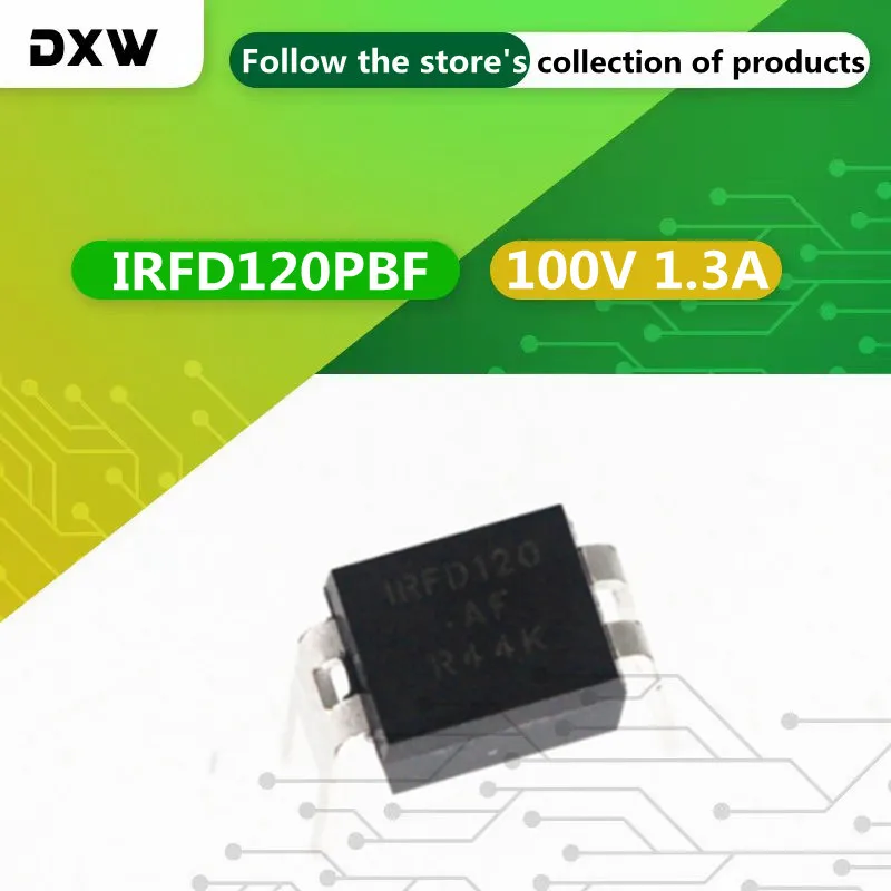 10pcs IRFD120 IRFD120PBF DIP4 100V 1.3A New Original