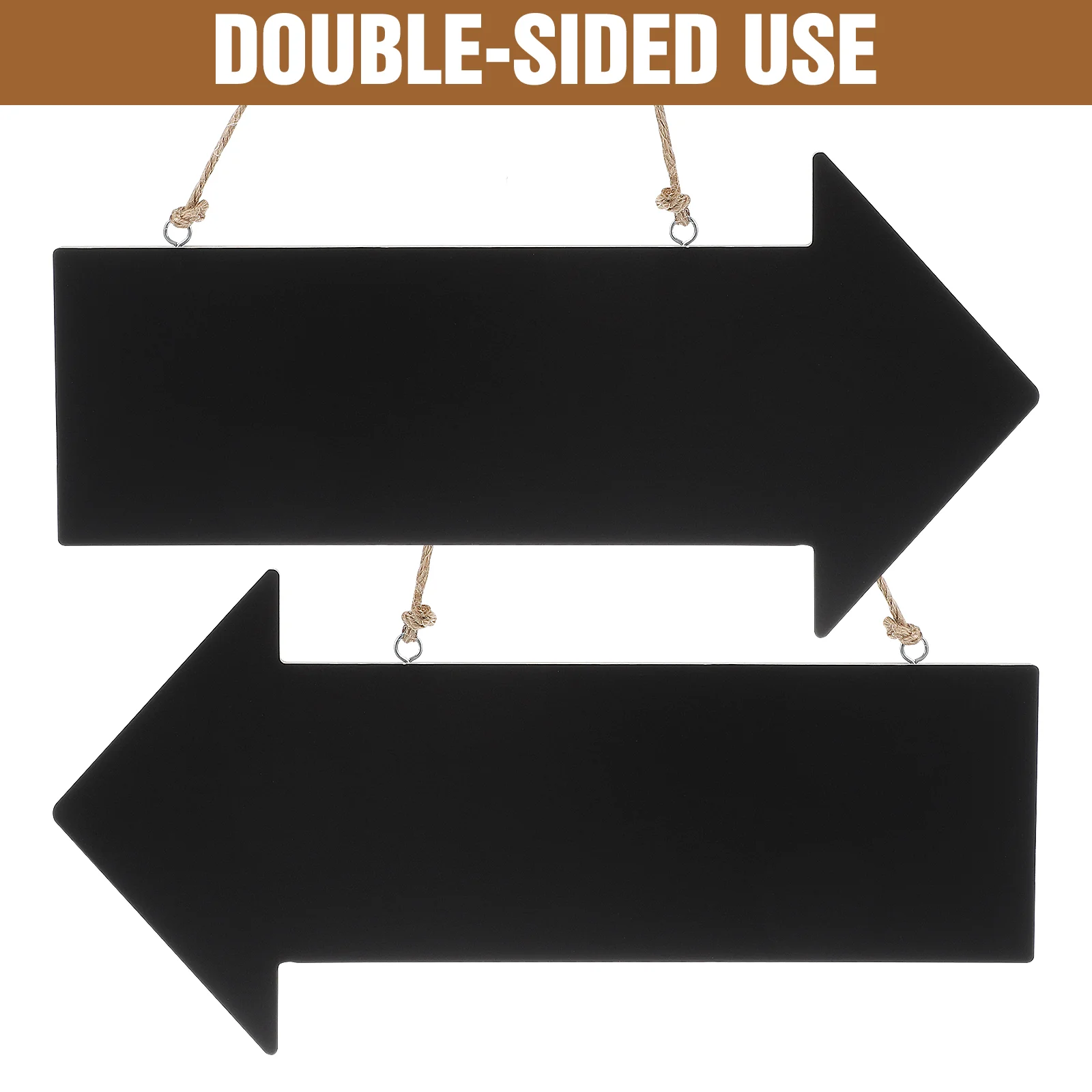 3 Pcs Poster Plate Directional Signs Black Office Wedding Decor