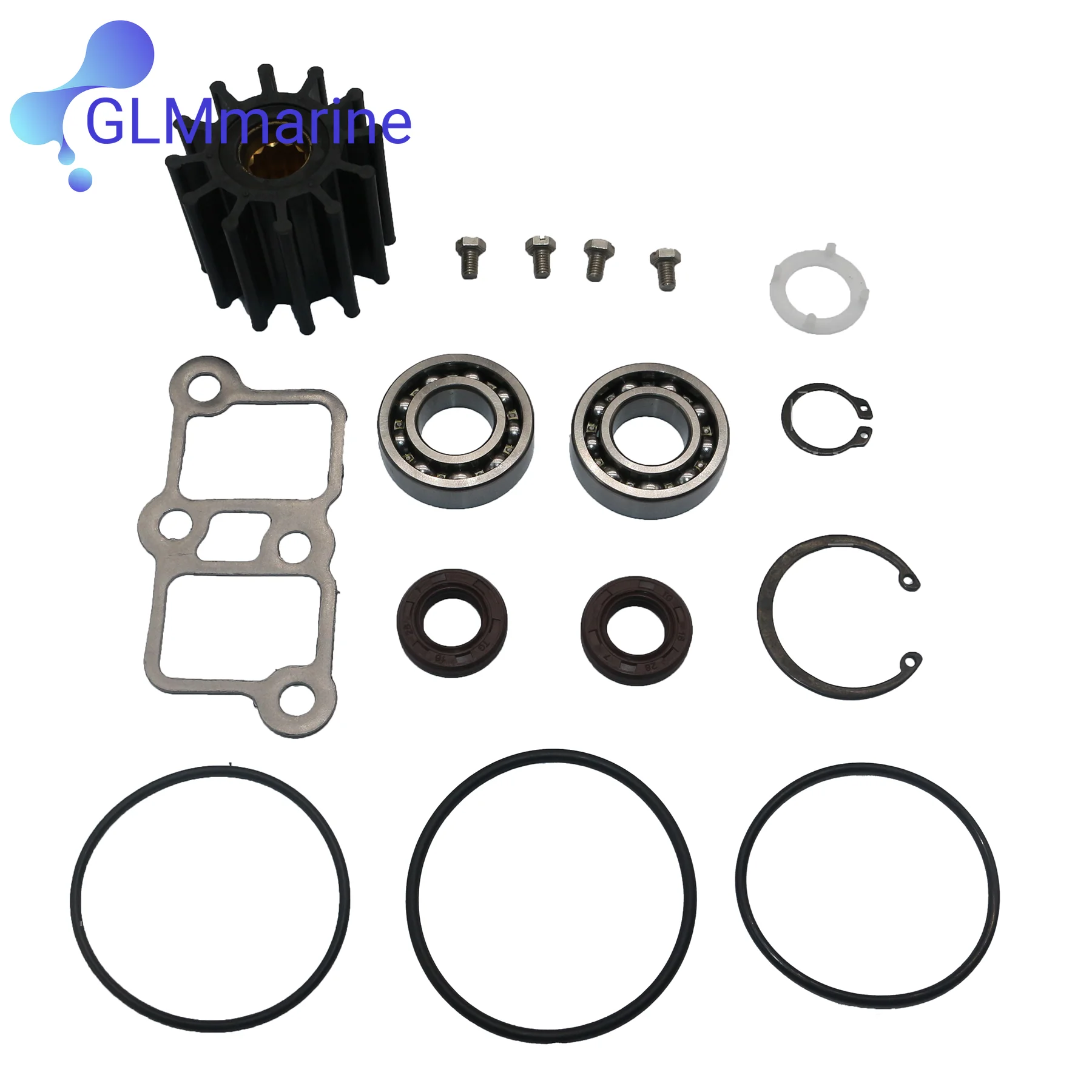 

Marine Pump Flexible Impeller kit for Yanmar 6LP series Engine Pump 119773-42500 119773-42652 Johnson 10-24493