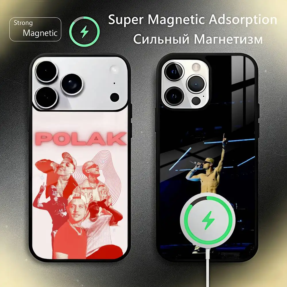 

PLK French Rapper Phone Case For IPhone17 16 15 14 13 12 11 Plus Pro Max Plus Wireless Charger Cover Funda