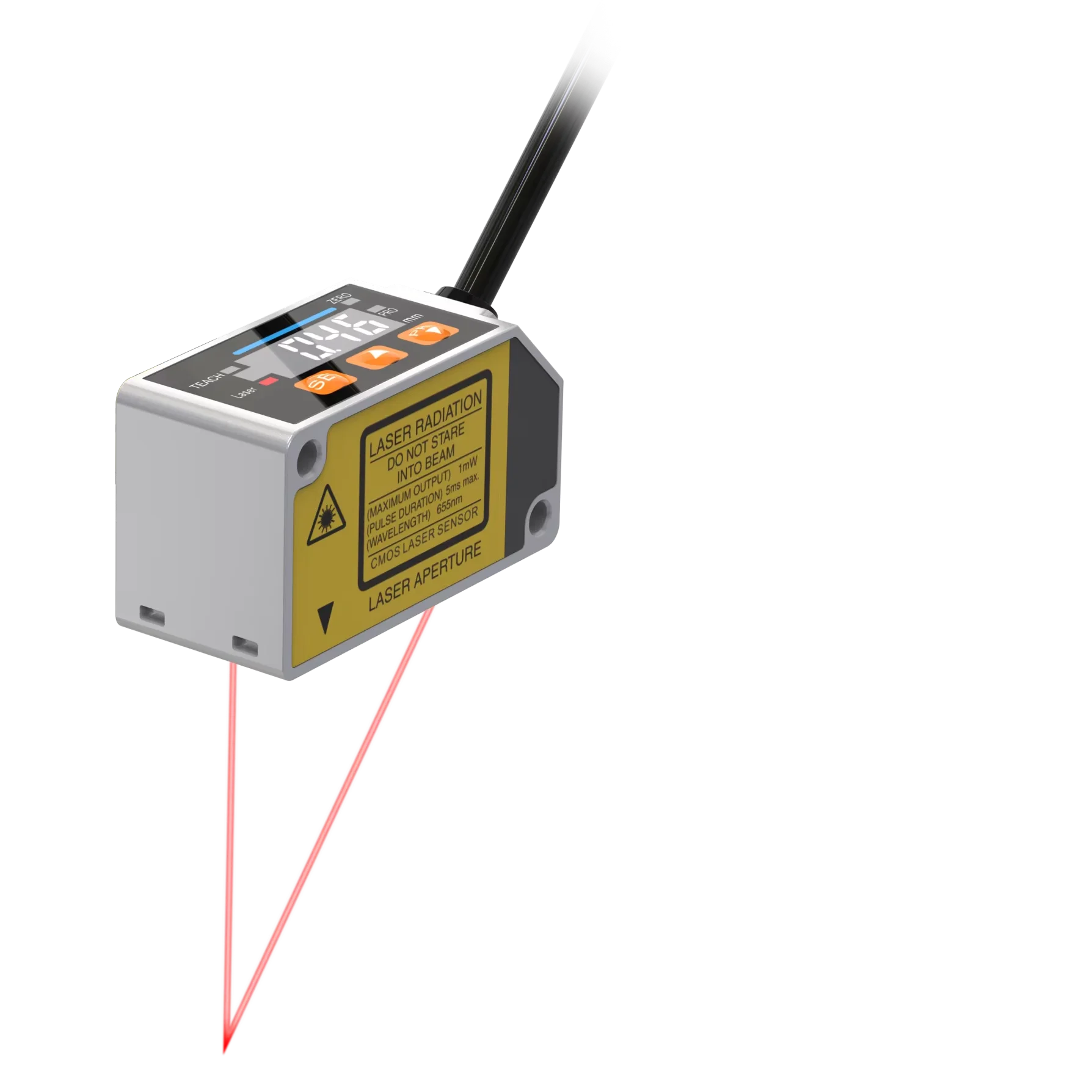 

HUAYIFENG ESM2-100 Micro Displacement Sensor 100mm Range PNP/NPN/RS485 Output for Manufacturing and Assembly Lines