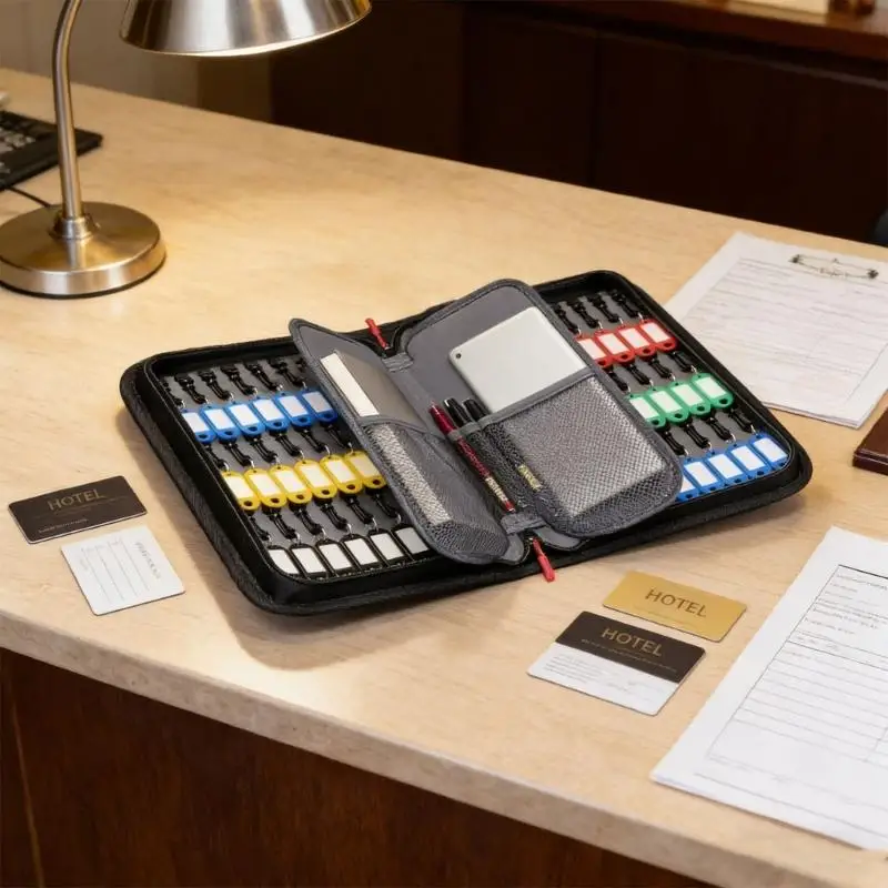 Strong Arrangement Case With Zipper Fastening And Carrying pulls For Travel Or Work D2RC